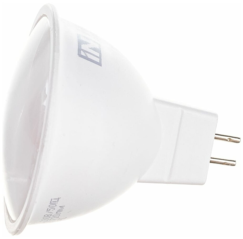 Упаковка ламп INHOME LED-JCDR-VC, 8Вт, 720lm, 30000ч, 6500К, GU5.3, 10 шт. - фото №1