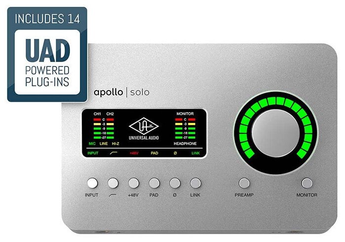 Внешняя звуковая карта Universal Audio Apollo Solo USB