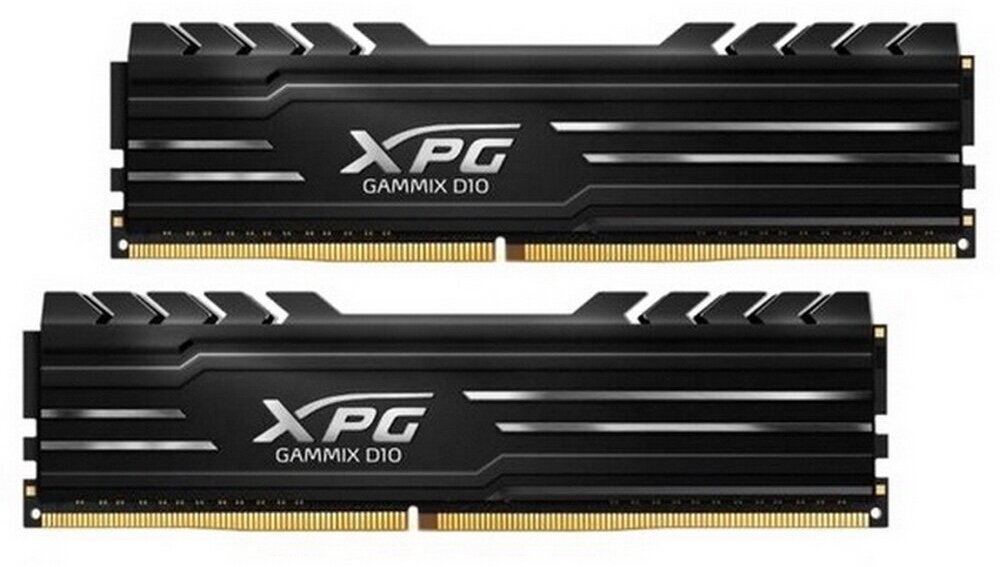 Оперативная память DIMM DDR4 16 Gb 3200 Mhz ADATA XPG GAMMIX D10 Black (AX4U32008G16A-DB10) PC4-25600 , KIT 2x 8Gb