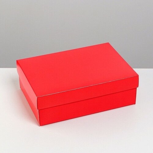 Коробка складная Красная, 21 х 15 х 7 см