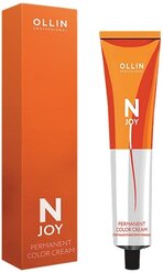 OLLIN Professional Стойкая крем-краска для волос N-Joy Color Cream, 7/44 русый интенсивно-медный, 100 мл