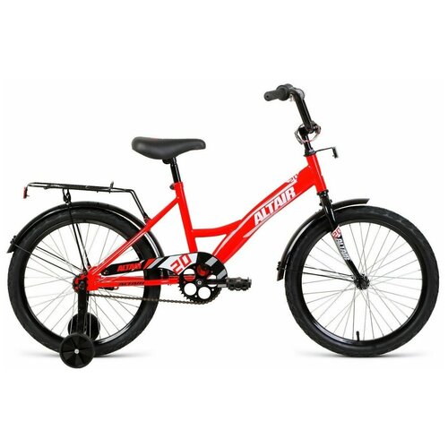 Велосипед ALTAIR KIDS 20 (20 1 ск. рост. 13) 2022, красный/серебристый, IBK22AL20043 велосипед altair city kids 20 compact 20 1 ск рост 13 2020 2021 зеленый 1bkt1c201004