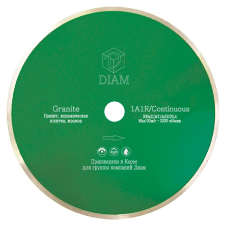 Diam Алмазный отрезной круг для мокрой резки Granite 300x2,0x7x32/25,4 000244 .