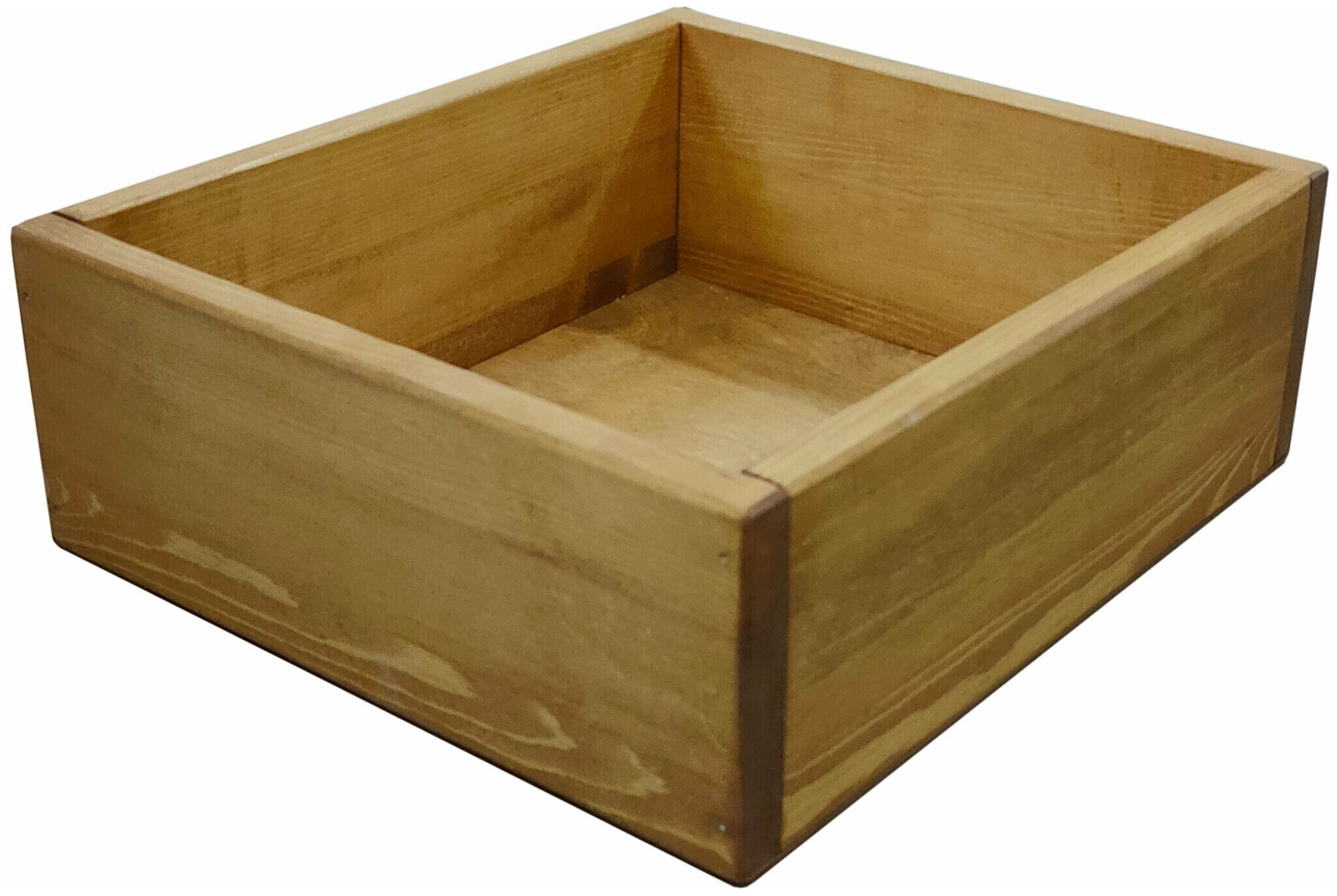 Деревянный ящик ZELwoodBOX, 30х27х10,4 см, дуб коньяк - фотография № 3