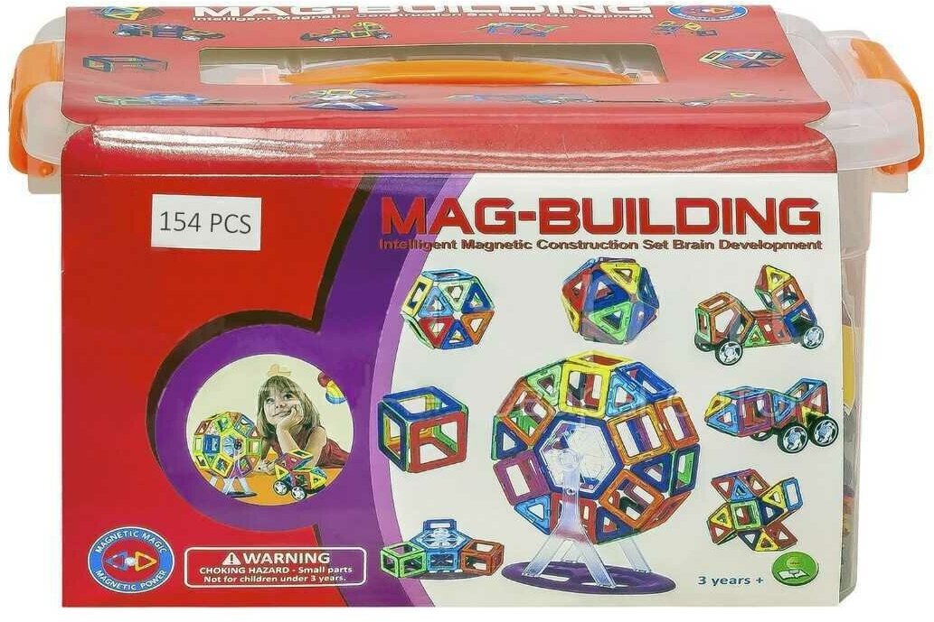 Магнитный конструктор Mag-Building 154 детали