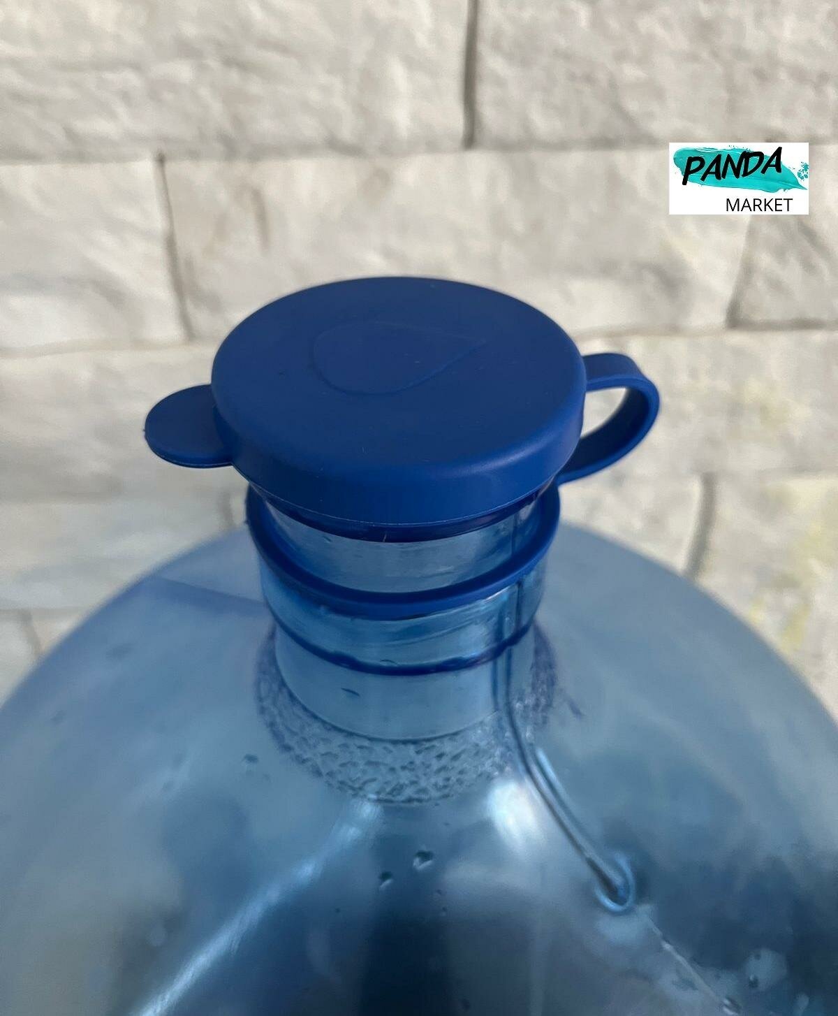 Многоразовая крышка с колечком на бутыль для воды 18.9 - 20 литров, пробка силиконовая, непроливайка, 1 штука - фотография № 3