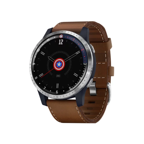 Умные часы Garmin First Avenger Legacy Hero Series 45мм Wi-Fi, серебристый/коричневый