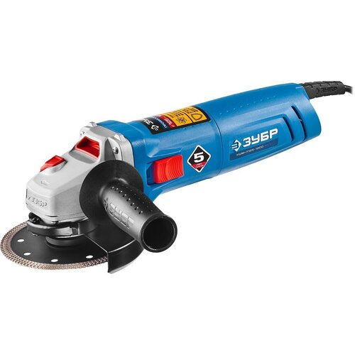 ЗУБР 1200 Вт d125 мм УШМ регулировка оборотов Профессионал УШМ-П125-1200 ЭПСТ 599000₽