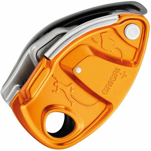 Спусковое устройство Petzl GRIGRI + оранжевый устройство страховочное petzl grigri оранжевый