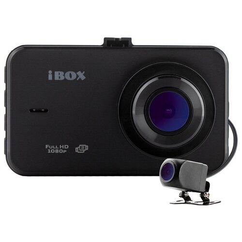 фото Видеорегистратор ibox zencam dual + rearcam hd7 720p, 2 камеры черный