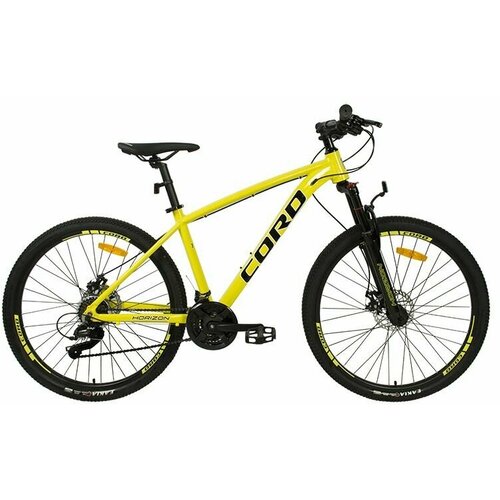 Велосипед CORD HORIZON 275 Взрослый Подростковый 21 Скорость Рама 17 Желтый 2023 CRD-STD2703-17 2280000₽