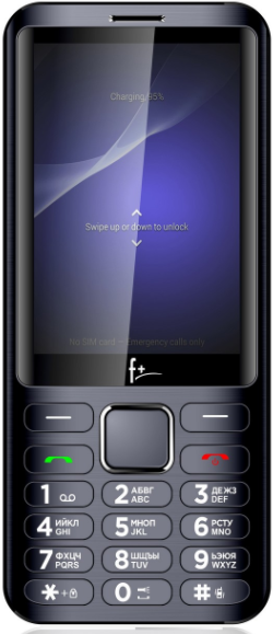 Мобильный телефон F+ S350 Dark Grey