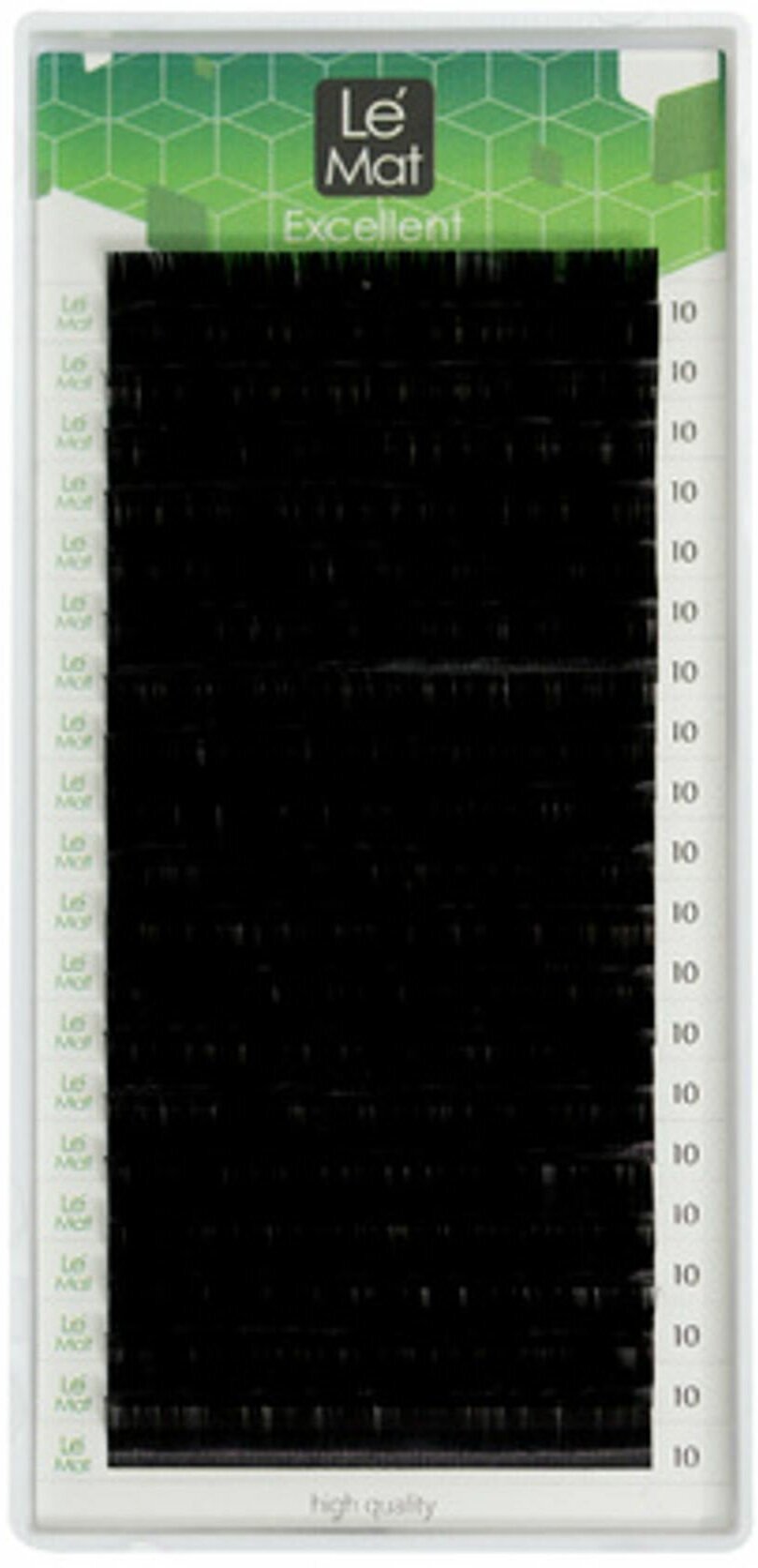 Ресницы черные Le Maitre "Excellent" микс 0.10/D 7-12 мм (20 линий) - фотография № 6