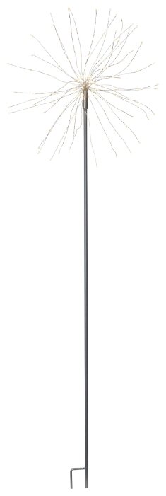 Светильник светодиодный для улицы FIREWORK OUTDOOR, высота - 110 см, цвет - серебряный, 860-35
