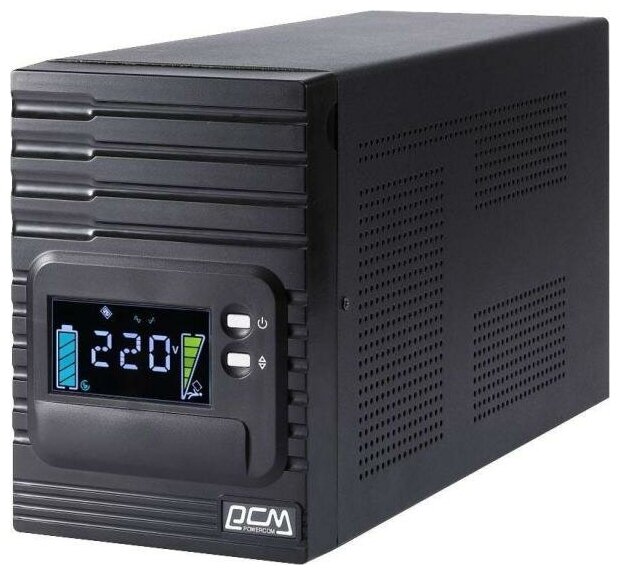 Источник бесперебойного питания Powercom Smart King Pro+ SPT-3000-II LCD 3000VA Черный