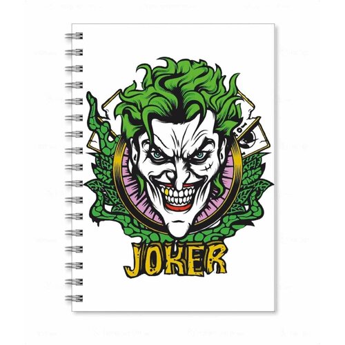 Тетрадь BUGRIKSHOP А5 принт Джокер, Joker - J0020