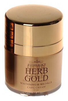 DEOPROCE Крем д/лица омолаживающий ESTHEROCE HERB GOLD WHITENING & WRINKLE CARE CREAM 50мл