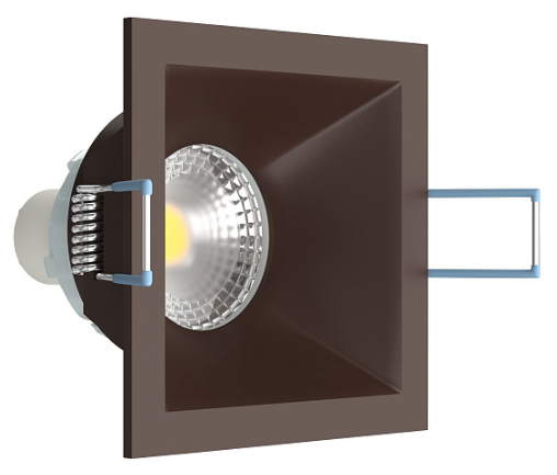Встраиваемый светильник под сменную лампу Ledron AO1501011 Brown - фотография № 1