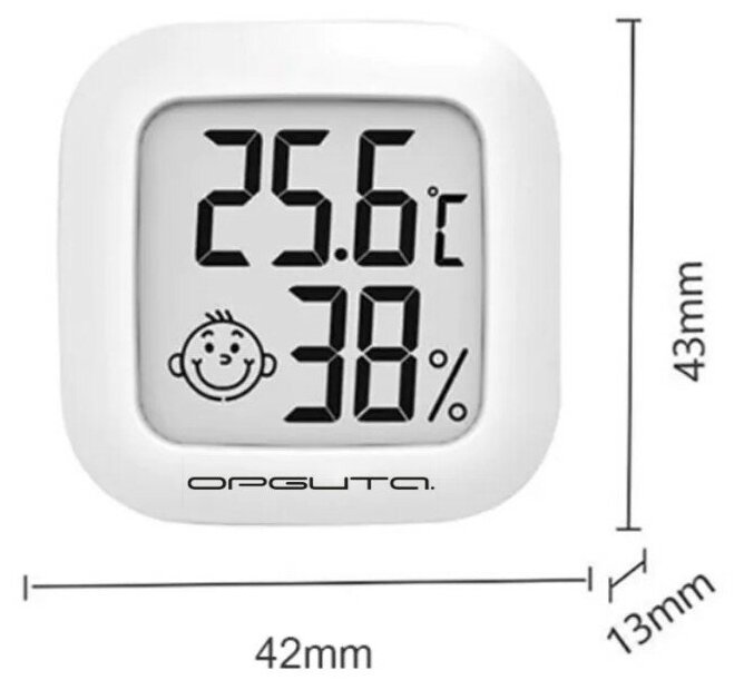 Термометр-гигрометр OT-HOM26 2 шт. - фотография № 7