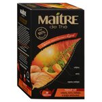 Чай черный Maitre чабрец, мята, имбирь и цедра апельсина в пакетиках - изображение