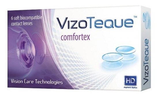 Контактные линзы VizoTeque Comfortex 6 линз R 8.6 SPH -4.00