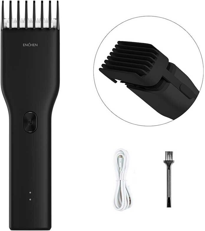 Машинка для стрижки волос Xiaomi Enchen Boost Hair Trimmer (черная) - фотография № 6