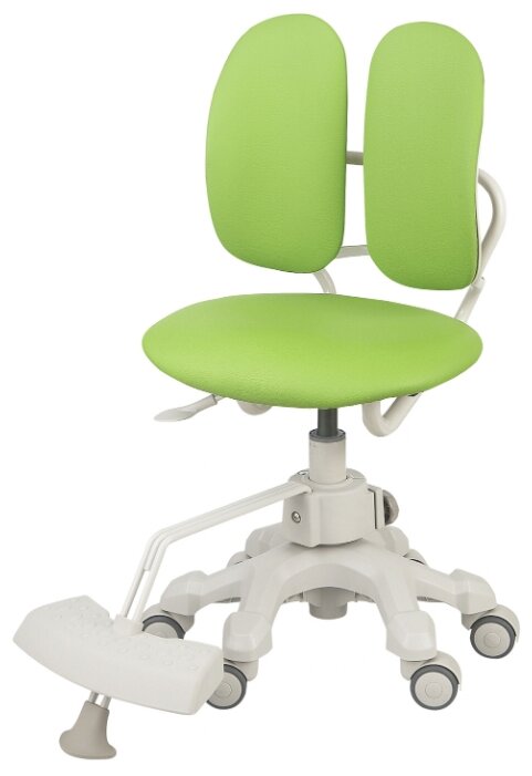 Купить Компьютерное кресло DUOREST Kids DR-289SG детское, обивка: искусственная кожа, цвет: зеленый по низкой цене с доставкой из Яндекс.Маркета