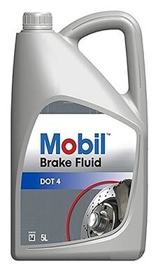 Тормозная жидкость MOBIL Brake Fluid DOT 4 (150905R) 5 л