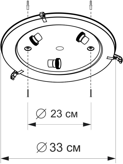 Светильник потолочный абажур C 450 DRUM светло-серый - фотография № 4