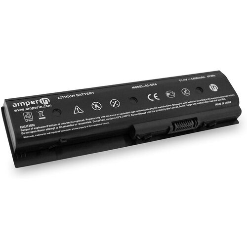 Аккумуляторная батарея Amperin для ноутбука HP DV6-7000 DV6-8000 11.1V 4400mAh (49Wh) AI-HSTNN-LB3N аккумуляторная батарея topon для ноутбука hp ks527aa 10 8v 4400mah