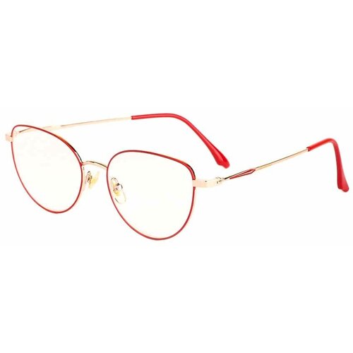 Готовые очки для зрения красные с диоптриями -4.00 футляр