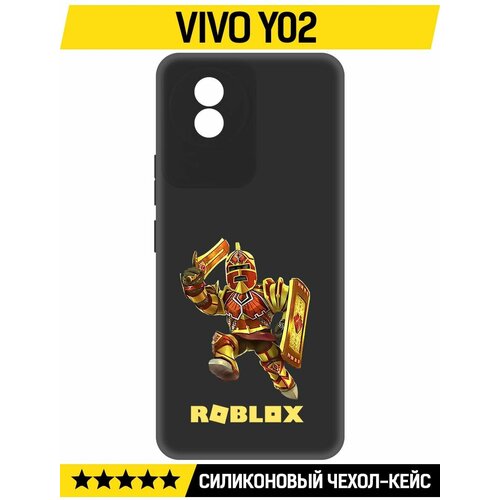 Чехол-накладка Krutoff Soft Case Roblox-Рэдклифф для Vivo Y02 черный чехол накладка krutoff soft case roblox рэдклифф для vivo y36 черный