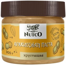 Паста арахисовая хрустящая Nutco, 300 г