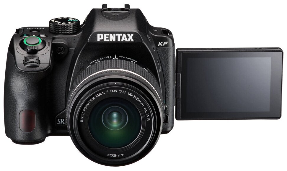 Зеркальный фотоаппарат Pentax KF Kit DA 18-55 WR, черный