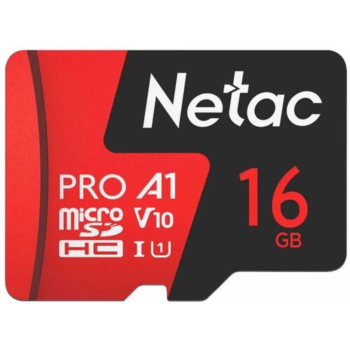 модуль памяти netac nt02p500pro 016g r Карта памяти Netac microSDHC P500 Pro 16GB (NT02P500PRO-016G-S)