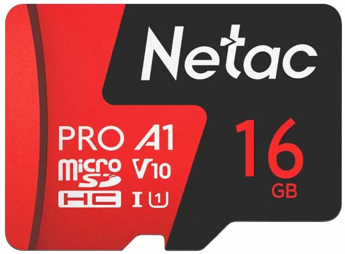 Карта памяти Netac microSDHC P500 Pro 16GB (NT02P500PRO-016G-S)