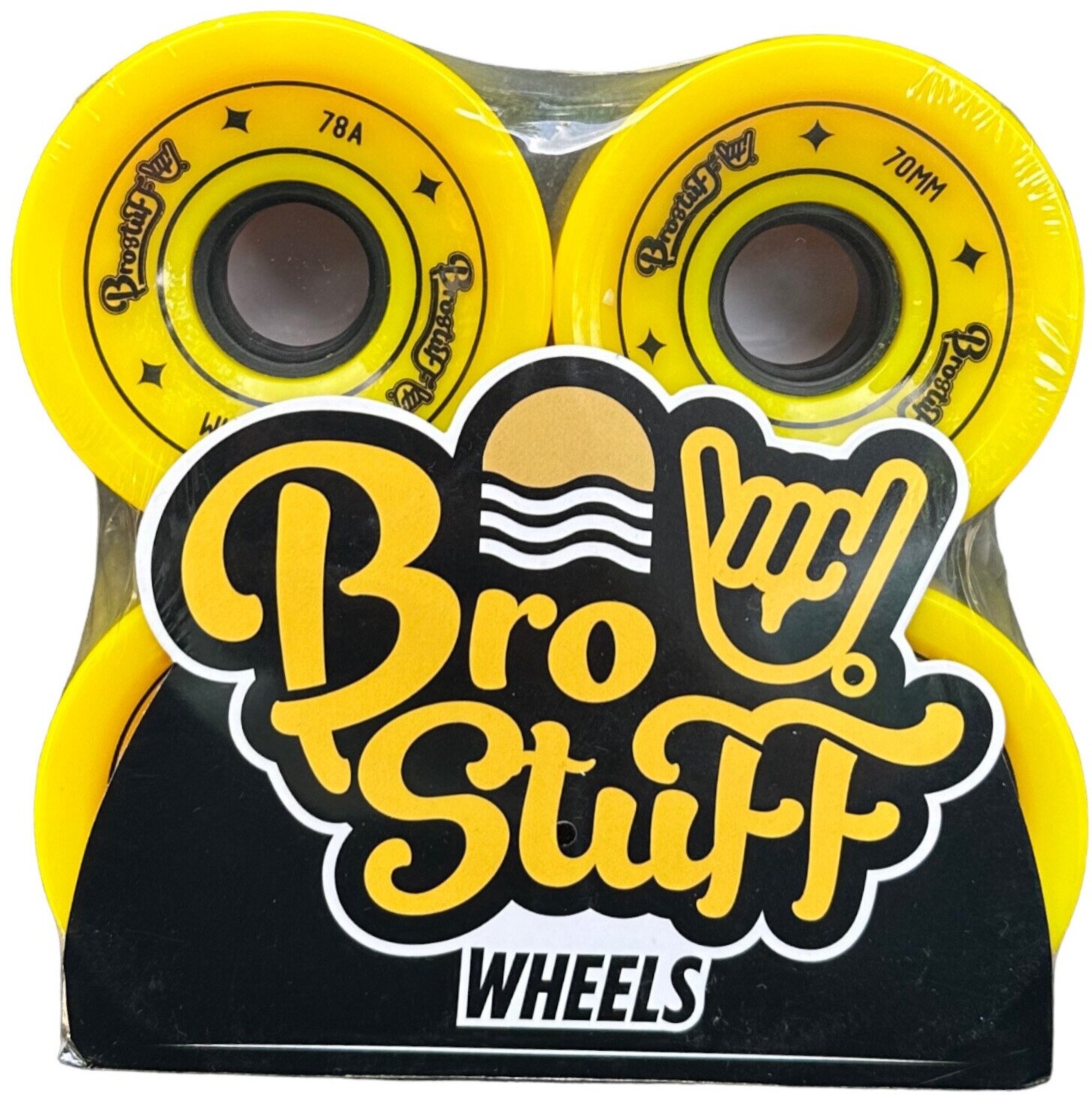 Bro Stuff yellow 70x50 мм 78A