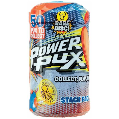 Power Pux Игровой набор 10 прыгающих фишек-флипов с тубой для хранения Сюрприз 83104