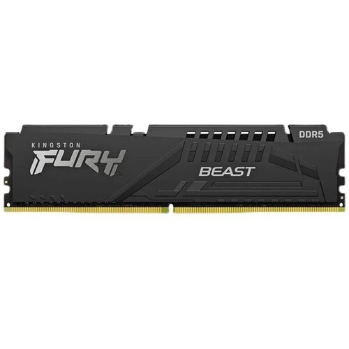 Модуль памяти Kingston Fury Beast Black DDR5 DIMM 5200MHz PC-41600 CL40 - 8Gb KF552C40BB-8 366500₽