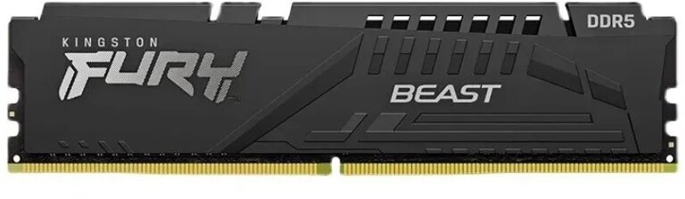 Модуль памяти Kingston Fury Beast Black DDR5 DIMM 5200MHz PC-41600 CL40 - 8Gb KF552C40BB-8