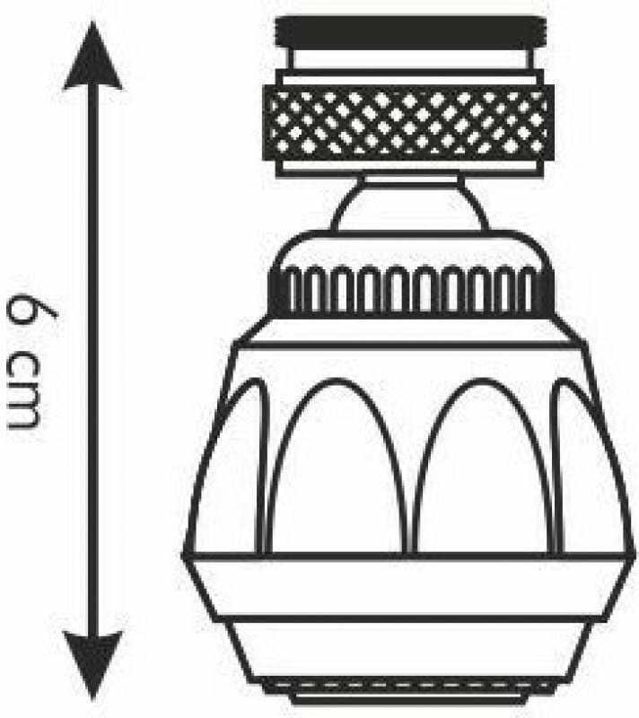 Водосберегающая насадка для экономии воды на кран аэратор Tescoma Presto 6 см