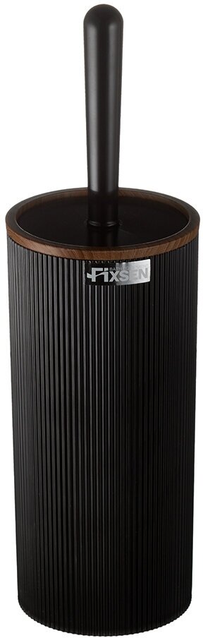 Ерш Fixsen Black Boom FX-411-5 напольный пластик черный - фотография № 1