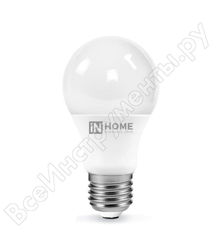 Лампа сд LED-A65-VC 25Вт 230В Е27 3000К 2380Лм IN HOME