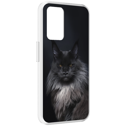 Чехол MyPads кошка мейн кун 2 для Realme GT Neo3T задняя-панель-накладка-бампер