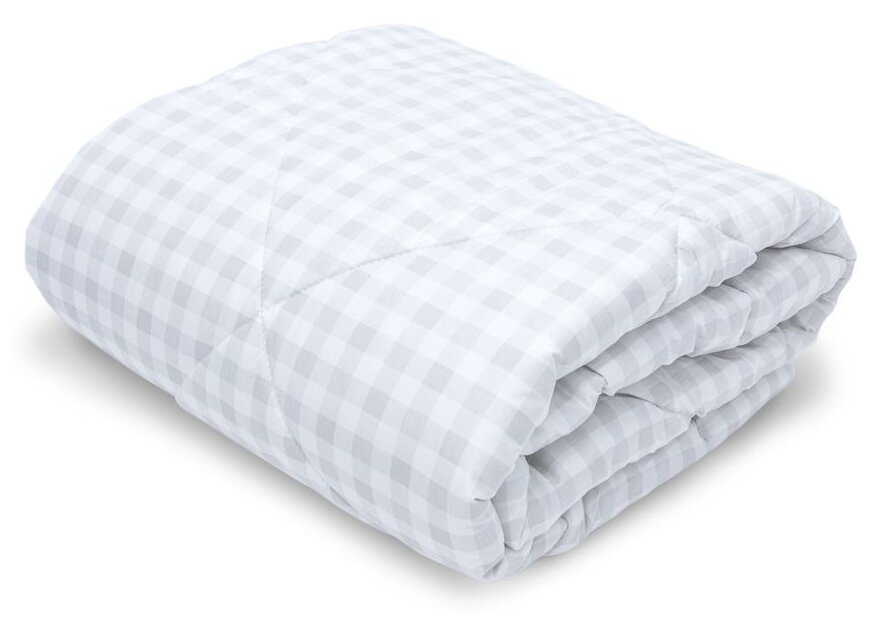 Одеяло лебяжий пух 1.5 спальное стеганое размером 140х200 см - фотография № 6