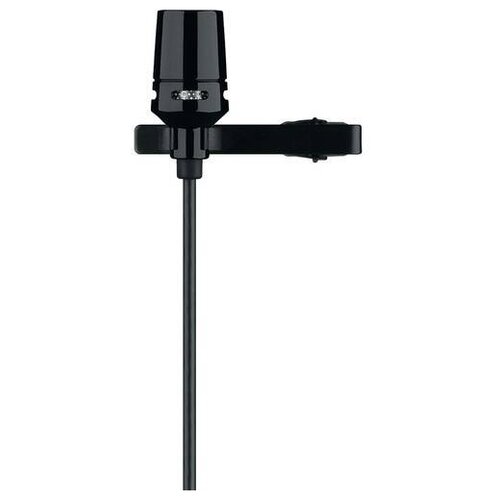 Shure CVL-B/C-TQG, разъем: mini XLR 4 pin (F), черный инструментальный микрофон shure pga98h tqg