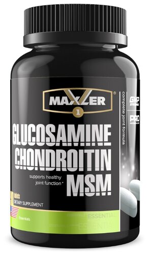 Стоит ли покупать Препарат для укрепления связок и суставов Maxler Glucosamine Chondroitin MSM (90 шт.)? Отзывы на Яндекс.Маркете