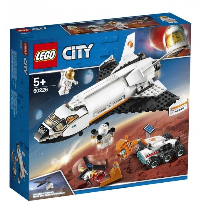Конструктор LEGO City 60226 Шаттл для исследований Марса — купить по выгодной цене на Яндекс.Маркете