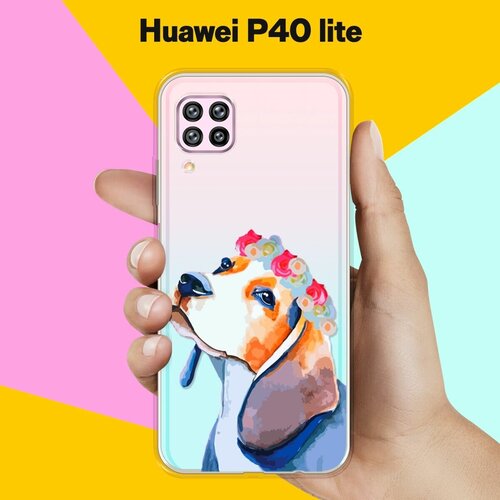 Силиконовый чехол Бигль на Huawei P40 Lite силиконовый чехол swag бигль на huawei p40 pro