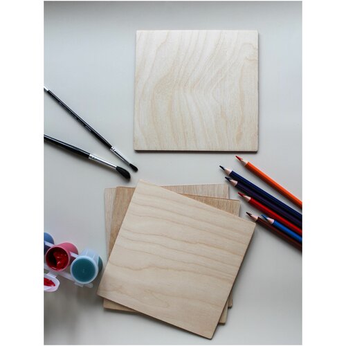 Деревянная заготовка для декорирования, квадрат